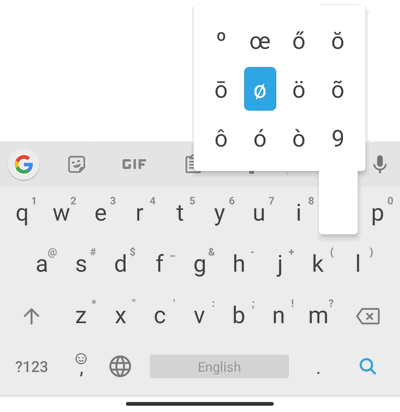 Как сделать символы и знаки в Gboard клавиатуре от Google для Android