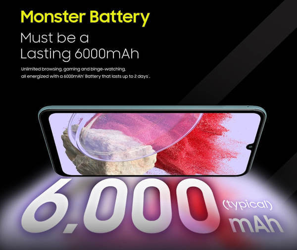 Samsung Galaxy M34 5G получит аккумулятор на 6000 мА·ч